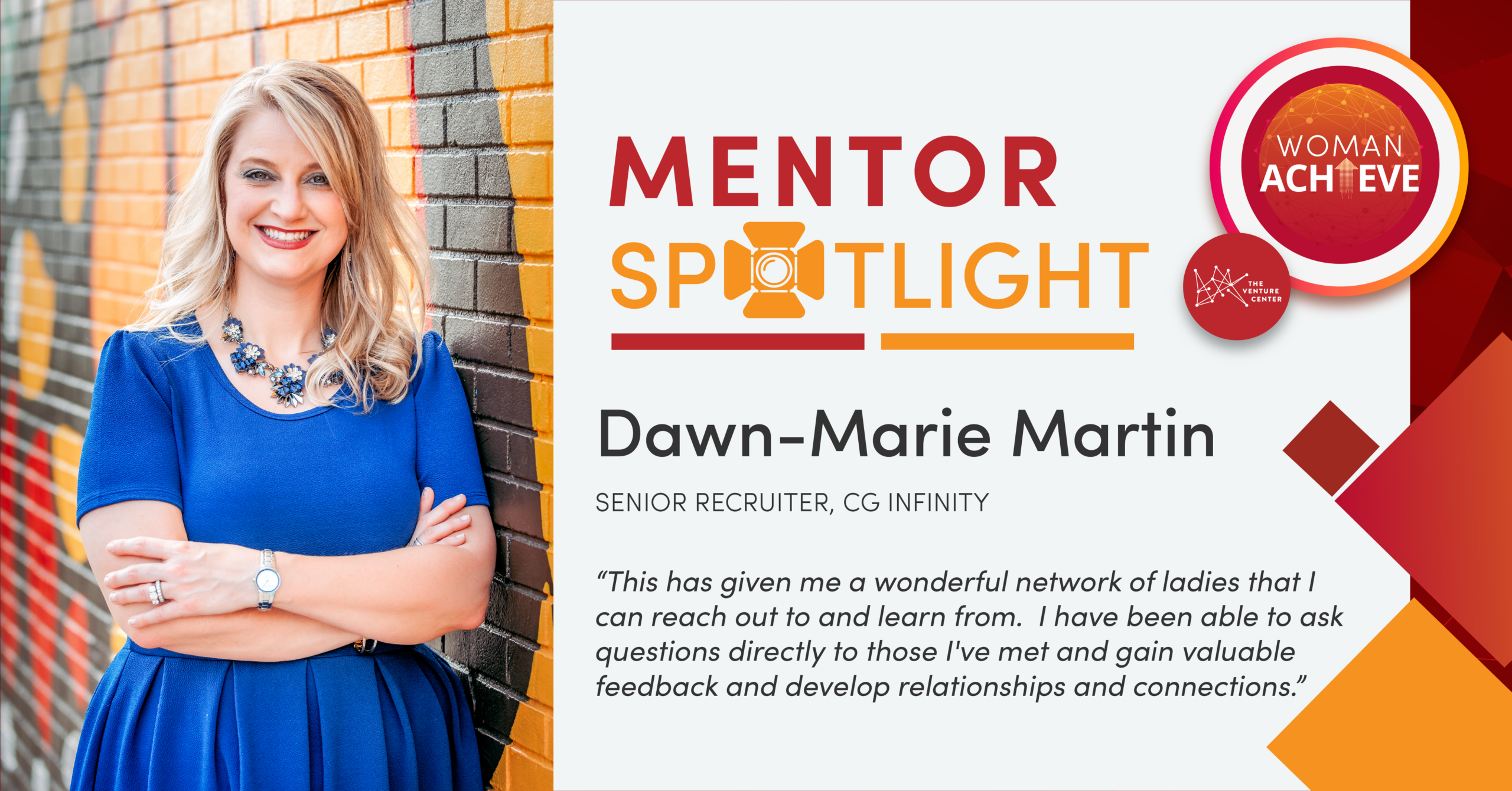 VCWoman Achieve Mentor Spotlight | Dawn-Marie Martin - The Venture Center